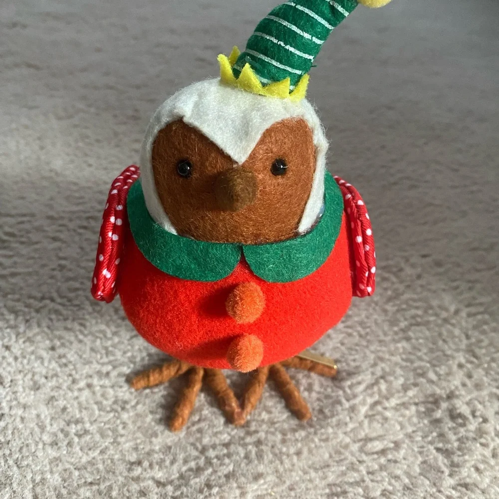 Target Wondershop Featherly Friends 2023 Christmas Elf Bird Bauble NWT